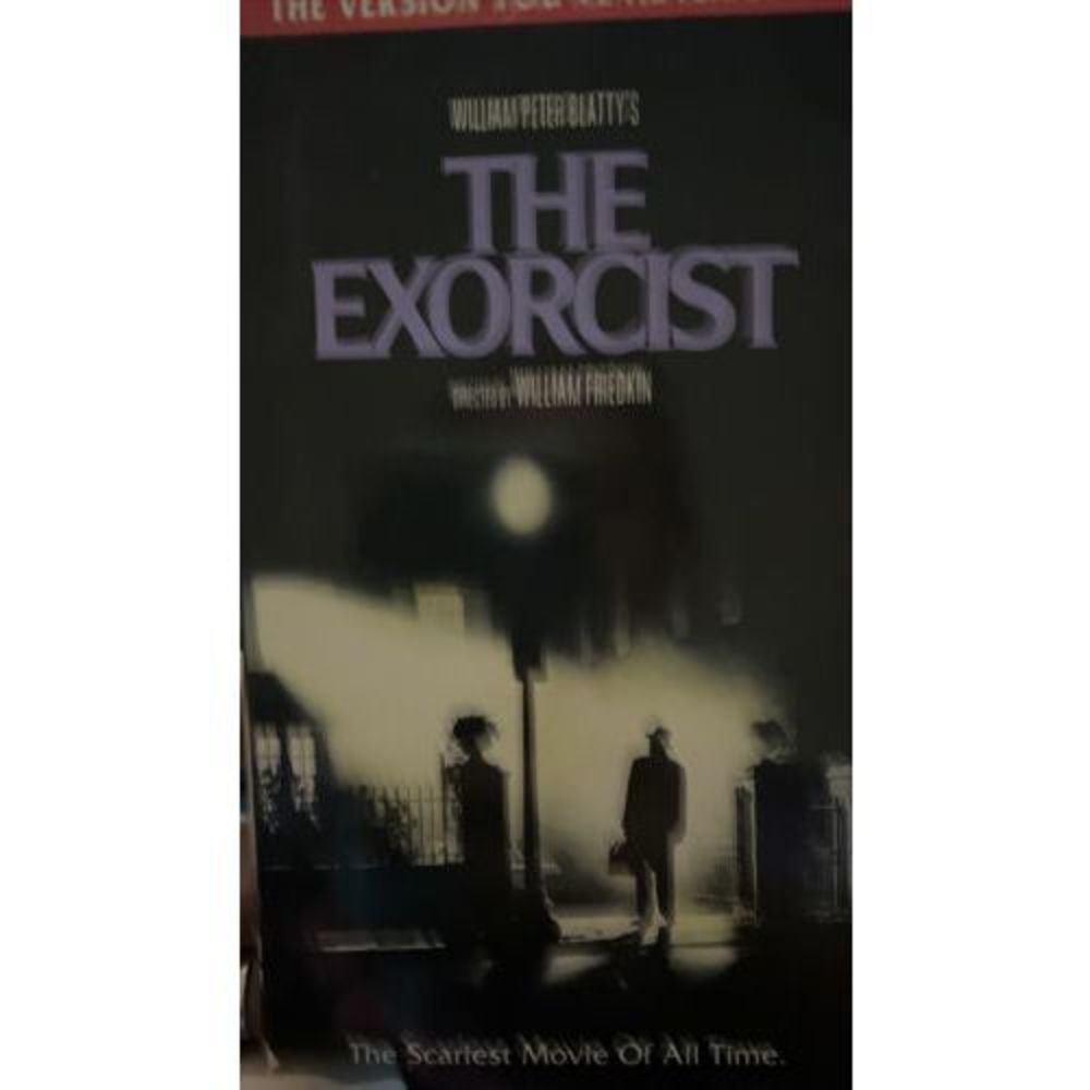 THE EXORCIST VHS TAPE VINTAGE (THE VERSION YOU'VE NEVER SEEN) HORROR